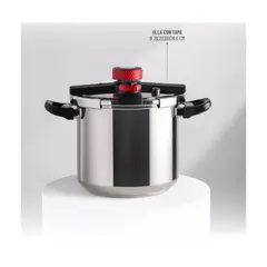 THOMAS - Olla a Presión De Acero Inoxidable 10 Litros