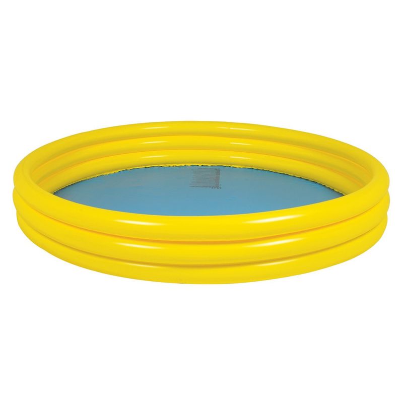 SUNCLUB - Piscina Infantil 300Lts 25cmx155cmx155cm Amarillo