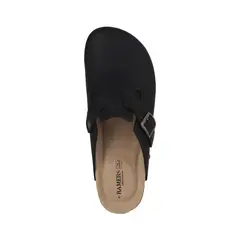 BAMERS - Zuecos Hombre Slipper Classic Buckle Negro