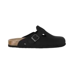 BAMERS - Zuecos Hombre Slipper Classic Buckle Negro