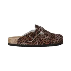 BAMERS - Zuecos Mujer Slipper Classic Buckle Print