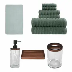 BETTER - Set Toallas Homes Gardens 6P 137x76cm 509gsm Verde