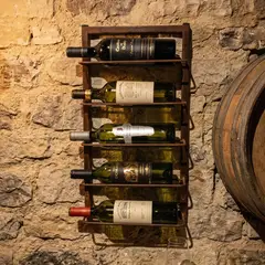 D Y D DISDECOR - BAR CAVA OXIDO BODEGA MODULAR PORTA BOTELLAS