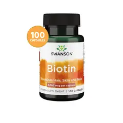 SWANSON - Biotina 5.000 mcg 100 Cápsulas