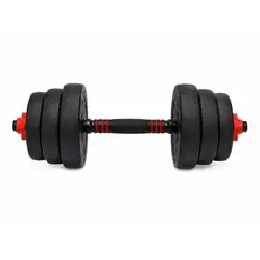 GENERICO - Set de Mancuerna Ajustable Individual de 20 kg con Discos Intercambiables.