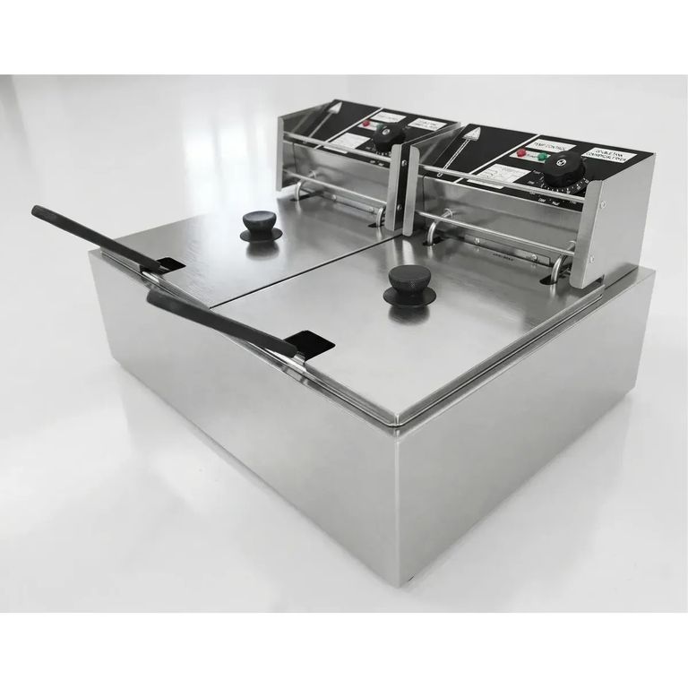 Freidora Electrica Eoland Capacidad 12 Litro Aceite Industrial Papas Fritas BELUG