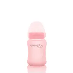 EVERYDAY BABY - Mamadera de vidrio Healthy 150 ml - Rosado