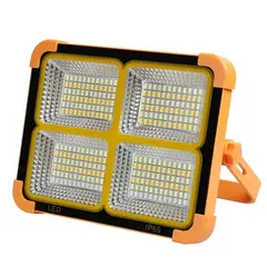 GENERICO - Reflector LED Solar Portátil 100W Recargable Con Carga USB .