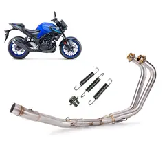 GENERICO - Tubo Escape Delantero Acero inoxidable para R3 Modificación Moto