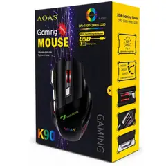GENERICO - Mouse Gamer AOAS K90 RGB Gaming Mouse