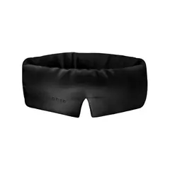 MAS DESCANSO - Antifaz King con Memory Foam Negro - 100% Seda con Iones de Plata