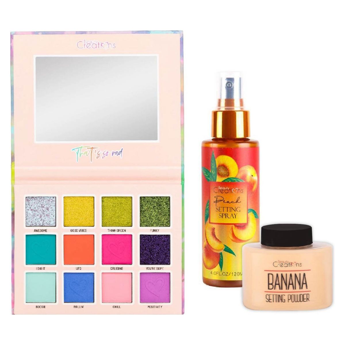 BEAUTY CREATIONS - Paleta De Sombras That So Rad Sellador P Banana Du