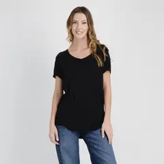 O'NEILL - POLERA MANGA CORTA ESSENTIAL NEGRO