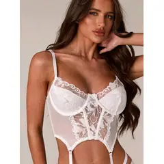 CAROLINE - Bodysuit corsé con Mujer Lencería Premium Ultimas Unidades