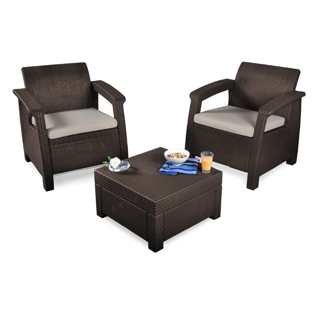 KETER - Juego De Terraza Living Jardin Corfu Balcony