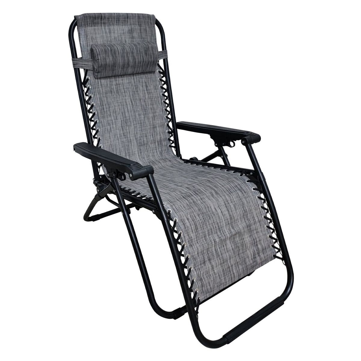 NOVAHUS - Reposera Reclinable Para Patio Novahus Gris