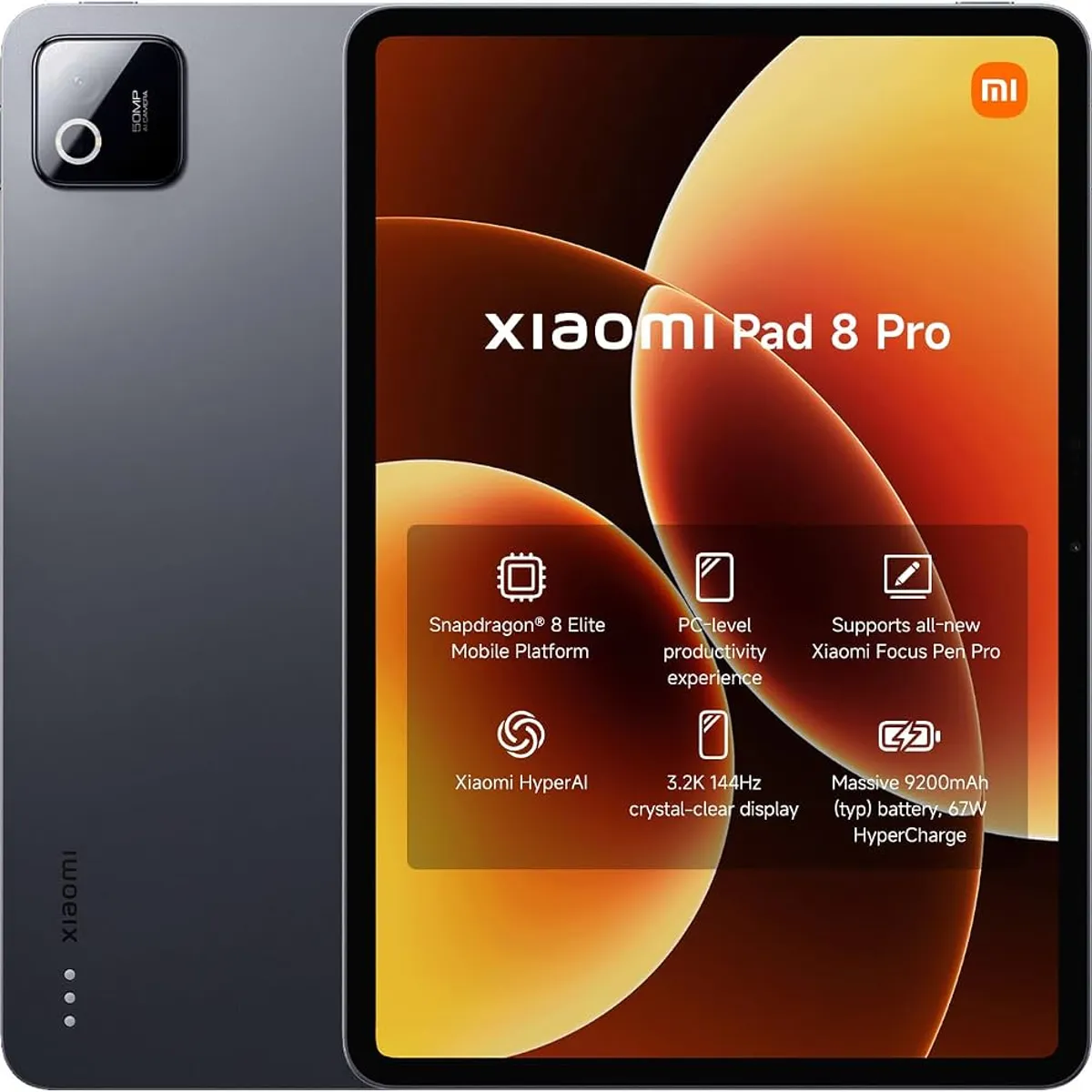 XIAOMI - Tablet Xiaomi Pad 8 Pro 8+128GB Snapdragon® 8 Elite Mobile Platform Versión Global