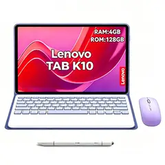 LENOVO - Tablet K10 Pro 4GB+128GB WiFi 10.6 pulgadas y Lápiz óptico + Mouse&Teclado Morado
