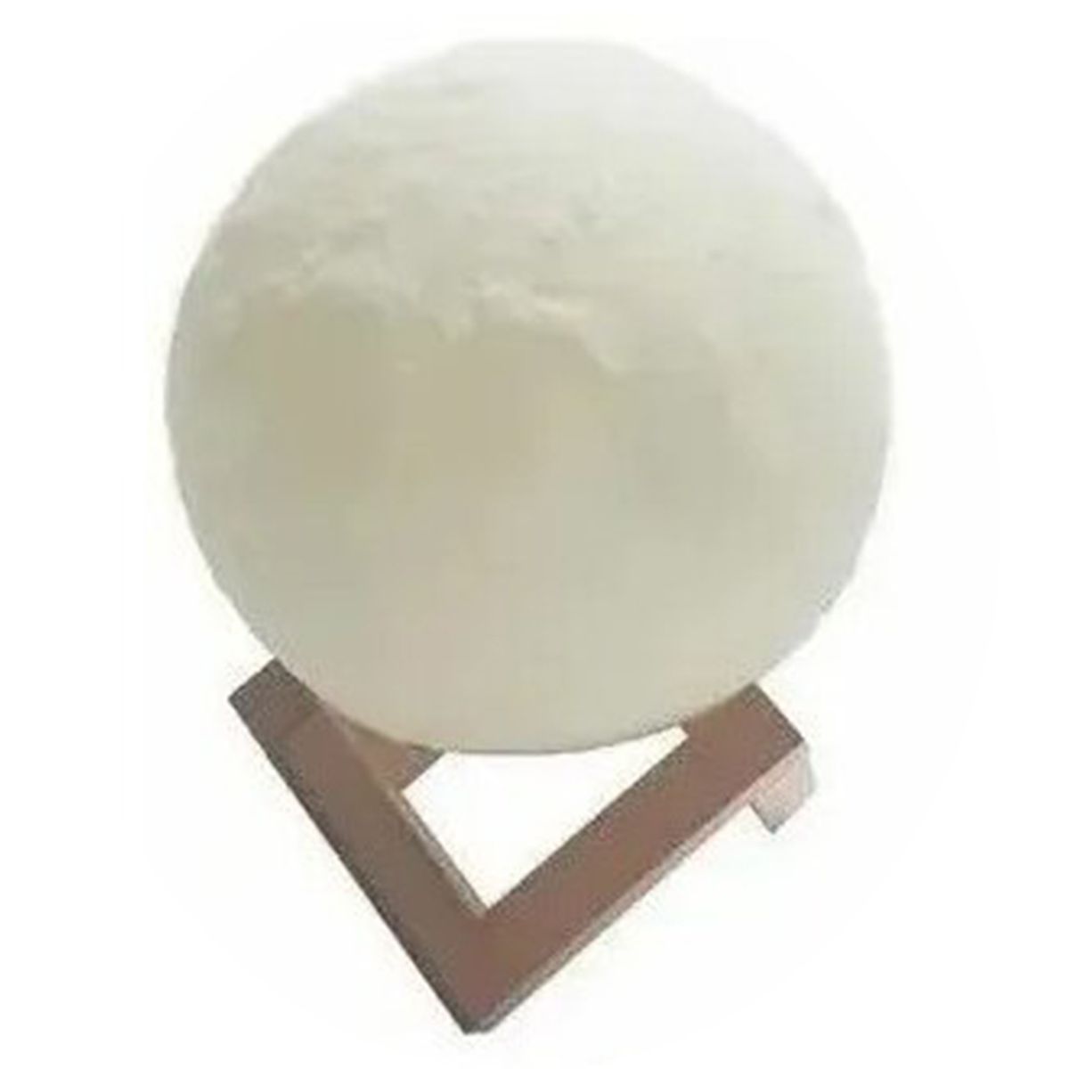 GENERICO - Lampara Luna Velador Lampara Escritorio 3D Recarga