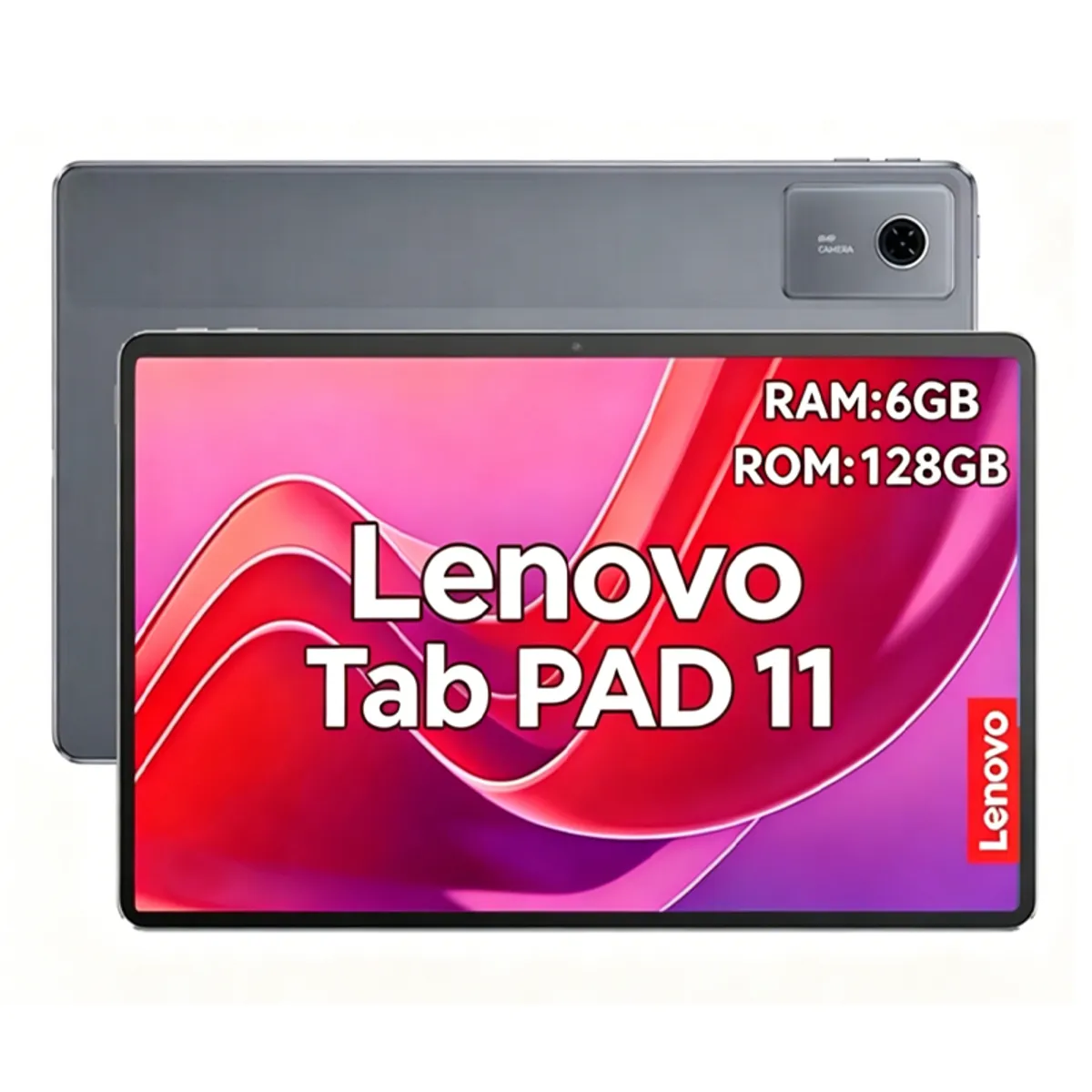 LENOVO - Tablet Lenovo Pad 11 2025 6GB+128GB WiFi y Ratón inalámbrico Bluetooth &Teclado & Lápiz Negro