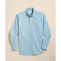 BROOKS BROTHERS - Camisa Hombre Non-Iron Oxford Seasonal Regular Verde