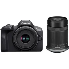 CANON - EOS R100 Cámara Mirrorless con RF-S 18-45mm f4.5-6.3 & RF-S 55-210mm f5-7.1 Lente