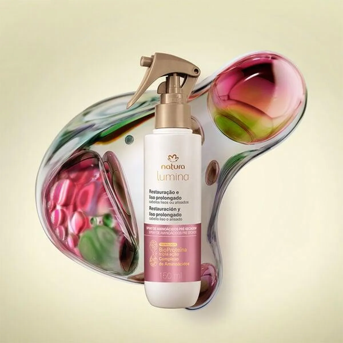NATURA - Spray Pre-secado Liso Prolongado Lumina Natura 100 ml