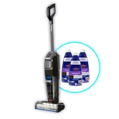 BISSELL - Aspiradora Trapeadora Inalámbrica Crosswave Omnifind + 3 Detergentes