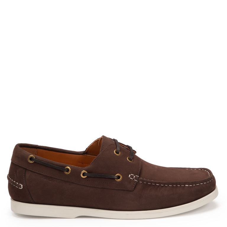 Mocasin de cuero hombre chocolate Llanes 0036468