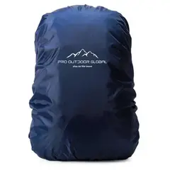 PRO OUTDOOR - Cubre Mochila Contra Agua Impermeable Funda 45Lts Azul