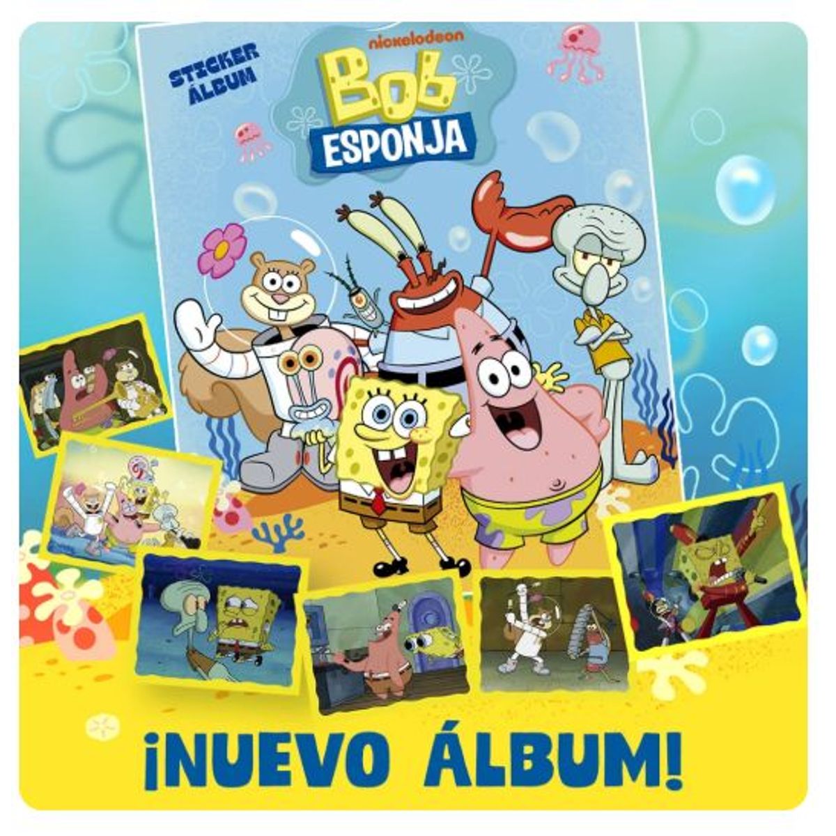 COPAG - ÁLBUM TAPA BLANDA BOB ESPONJA + 20 SOBRES