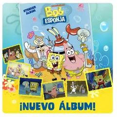 COPAG - ÁLBUM TAPA BLANDA BOB ESPONJA + 20 SOBRES