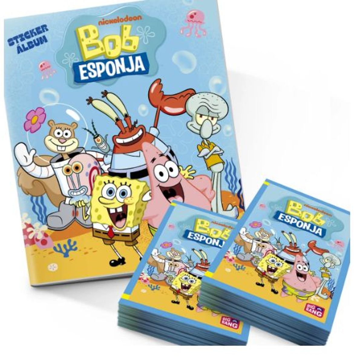 COPAG - ÁLBUM TAPA BLANDA BOB ESPONJA + 20 SOBRES