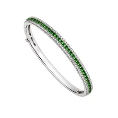 MERY SATT - ESCLAVA TSAVORITA NATURAL 2.09CT PLATA