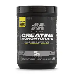 MUSCLETECH - CREATINA PLATINUM 400 G SIN SABOR