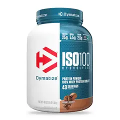 DYMATIZE - PROTEINA ISO 100 3 LB GOURMET CHOCOLATE