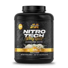 MUSCLETECH - PROTEINA NITRO TECH 100% WHEY GOLD 5 LB VANILLA