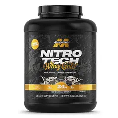 MUSCLETECH - PROTEINA NITRO TECH 100% WHEY GOLD 5 LB COOKIES AND CREAM