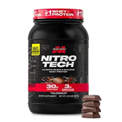 MUSCLETECH - PROTEINA NITRO TECH 2 LB MILK CHOCOLATE