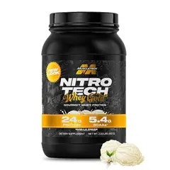 MUSCLETECH - PROTEINA NITRO TECH 100% WHEY GOLD 2 LB VANILLA