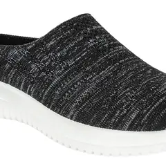 ALQUIMIA - Zapatilla sin Talón Mujer Negro Eliza