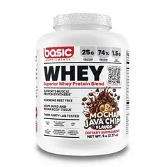 BASIC SUPPLEMENTS - BASIC PROTEINA WHEY 5 LB MOCHA JAVA CHIP