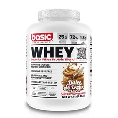 BASIC SUPPLEMENTS - BASIC PROTEINA WHEY 5 LB DULCE DE LECHE