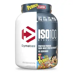 DYMATIZE - PROTEINA ISO 100 3 LB FRUITY PEBBLES