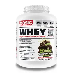 BASIC SUPPLEMENTS - BASIC PROTEINA WHEY 5 LB DUBAI CHOCOLATE
