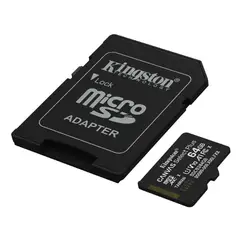 KINGSTON - Memoria Micro SD+ adaptador 64GB 100MB/s V10 A1 SDCS3
