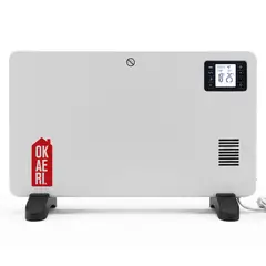 GENERICO - ESTUFA PANEL CONVECTOR CON WIFI OKAERI - Blanco