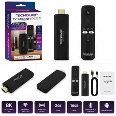 TECNOLAB - TV STTICK 8K ANDROID 14. 2GB+16GB WIFI 2.4/5G