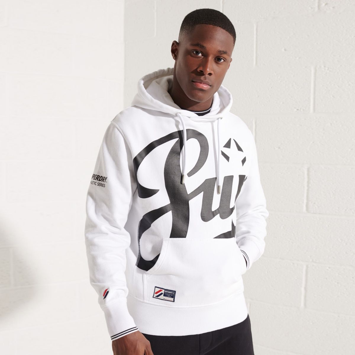 SUPERDRY - Polerón Gráfica Con Capucha Strikeout Hombre