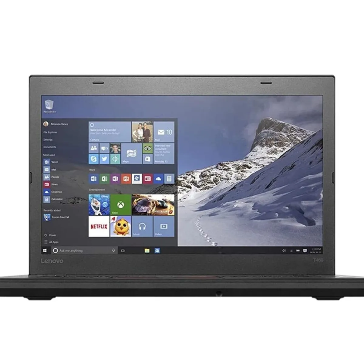 LENOVO - NOTEBOOK LENOVO ThinkPad T460 i5 6° 8gb RAM 256gb SSD 14Táctil REACONDICIONADO